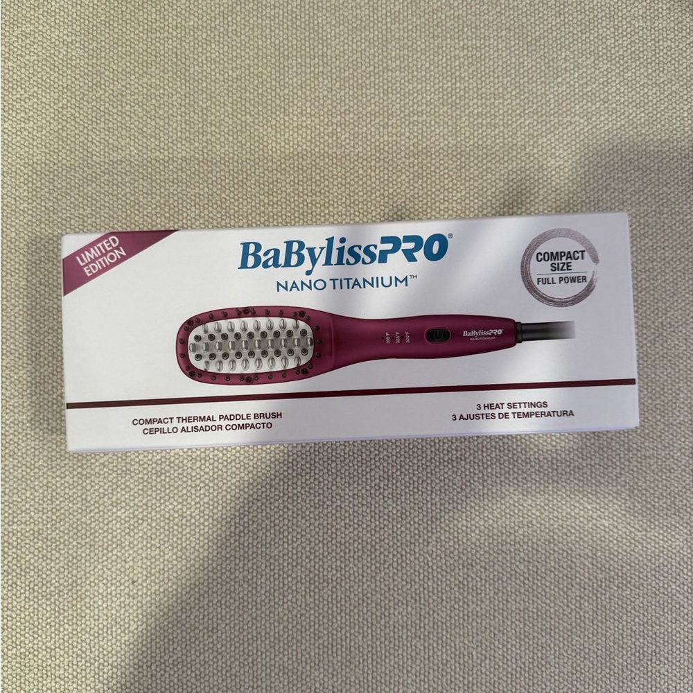 BaBylissPRO Nano Titanium Hair Brush in Pink